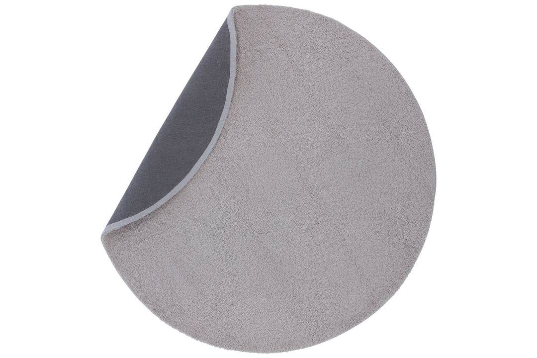 Venture Home Teddy Round Polyester Carpet - 200*200- Grey