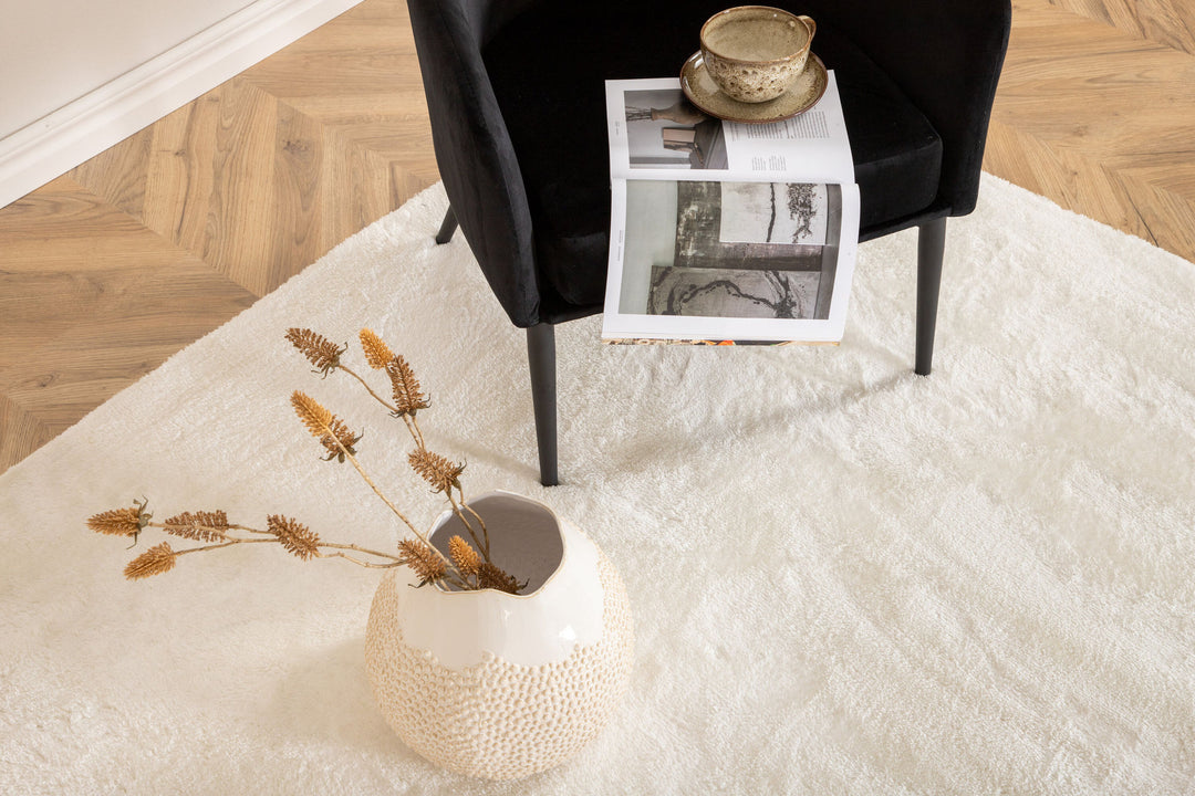 Venture Home Blanca Polyester Carpet - 160*230- White