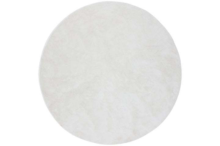 Venture Home Blanca round Polyester Carpet - 200*200- White