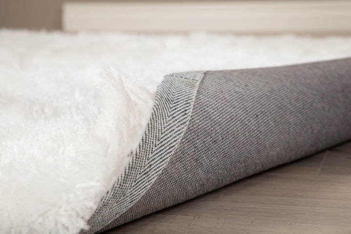 Venture Home Grace Round Polyester Carpet - 200*200- White