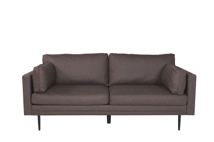 Venture Home Boom Sofa - Black / Brown Microfibre