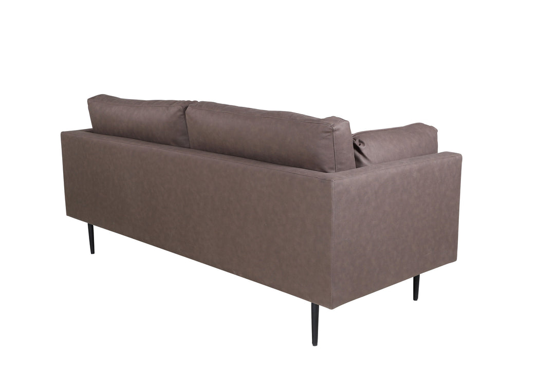 Venture Home Boom Sofa - Black / Brown Microfibre
