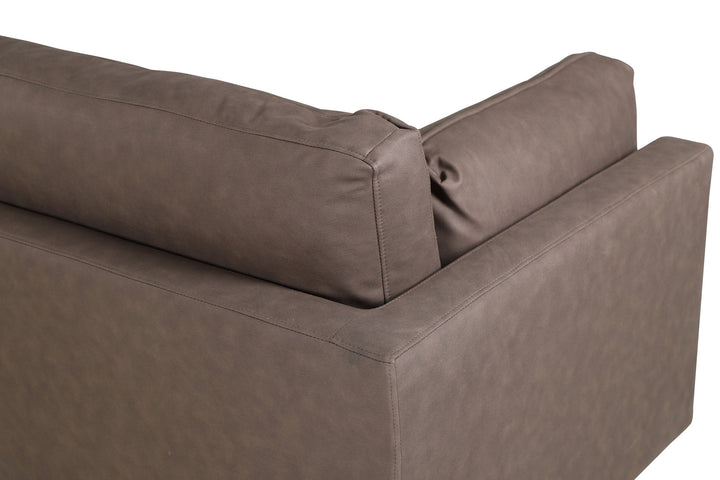 Venture Home Boom Sofa - Black / Brown Microfibre