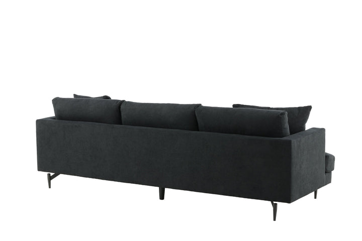 Venture Home Sofia Sofa - Black / Black Fabric