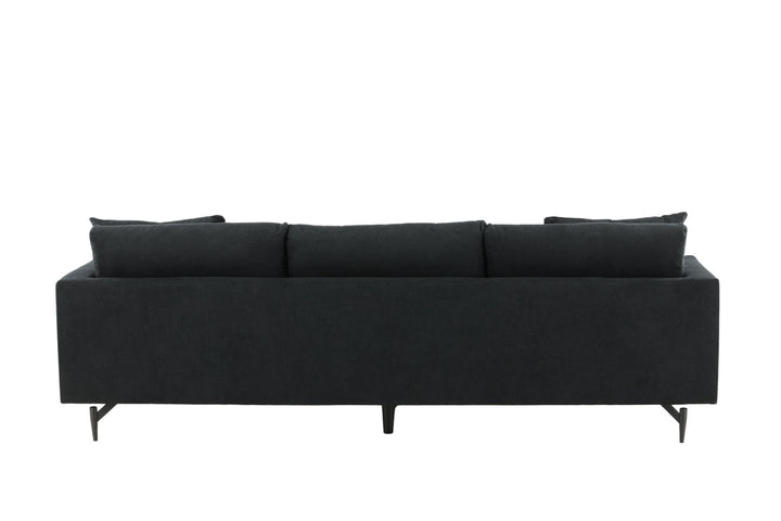 Venture Home Sofia Sofa - Black / Black Fabric