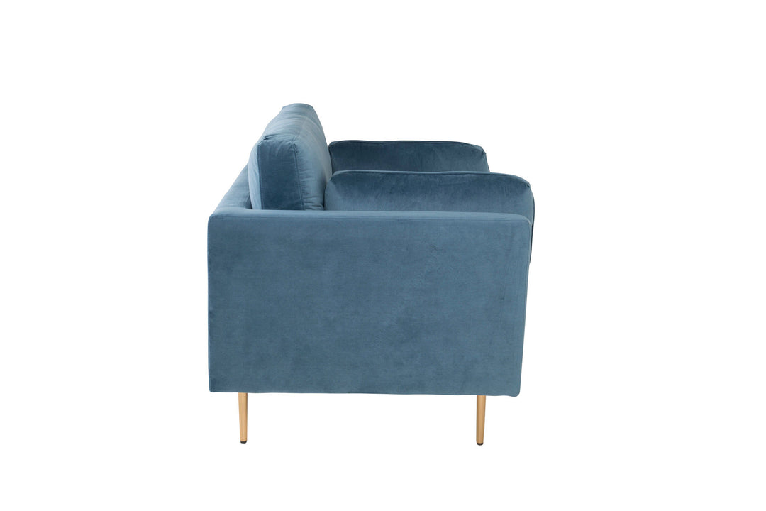 Venture Home Boom - Single Chair Velvet - Blue