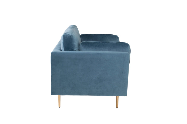 Venture Home Boom - Single Chair Velvet - Blue