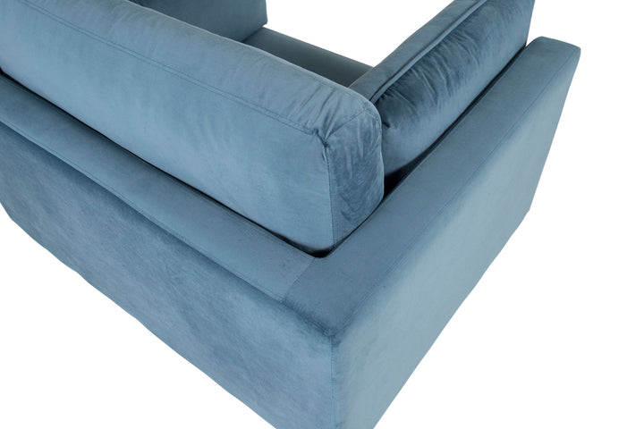 Venture Home Boom - Single Chair Velvet - Blue