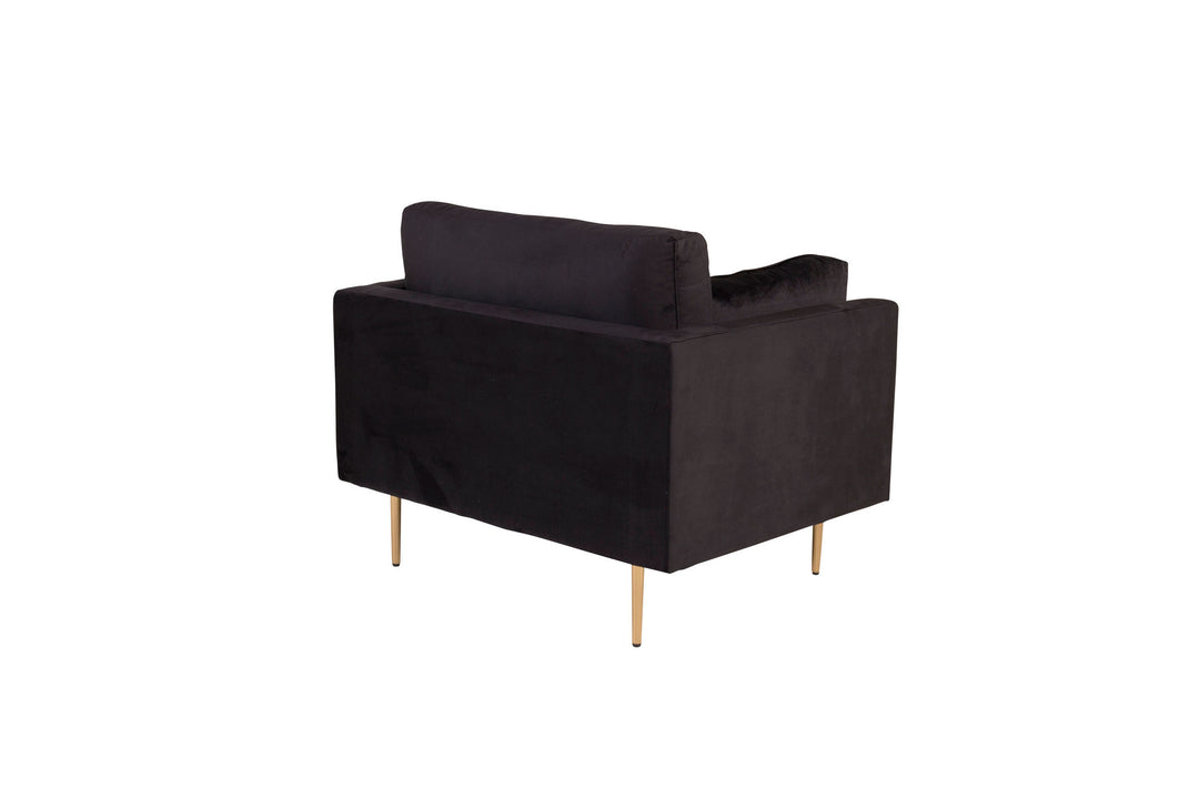 Venture Home Boom - Single Chair Velvet - Black