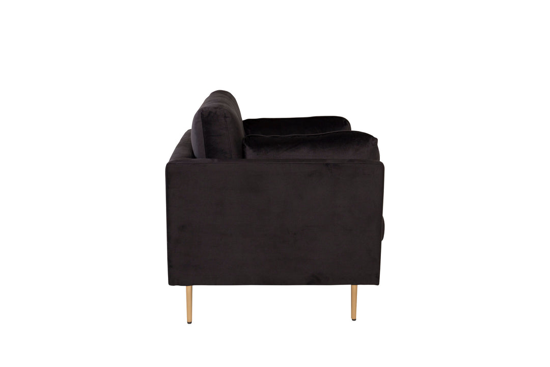 Venture Home Boom - Single Chair Velvet - Black