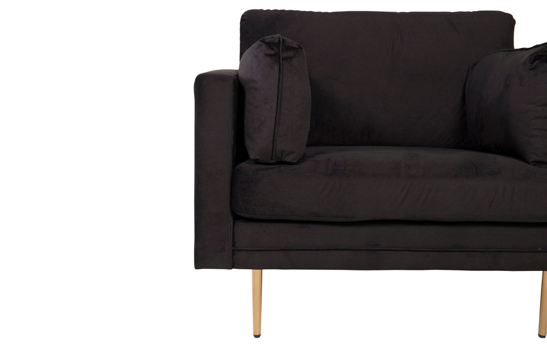 Venture Home Boom - Single Chair Velvet - Black