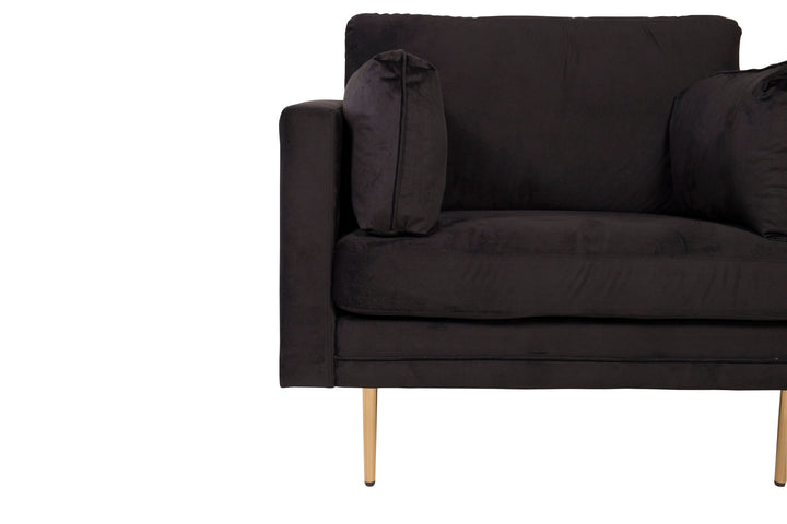 Venture Home Boom - Single Chair Velvet - Black