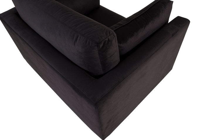 Venture Home Boom - Single Chair Velvet - Black