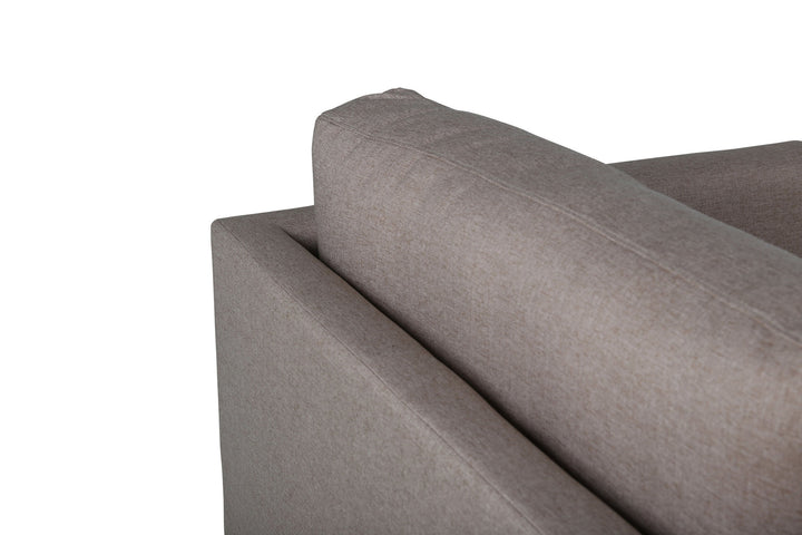 Venture Home Zoom 3-seat Sofa - Black / Brown Fabric