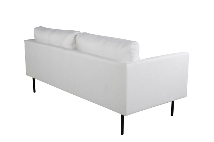 Venture Home Zoom 2-seat sofa - Black / Light Beige Fabric