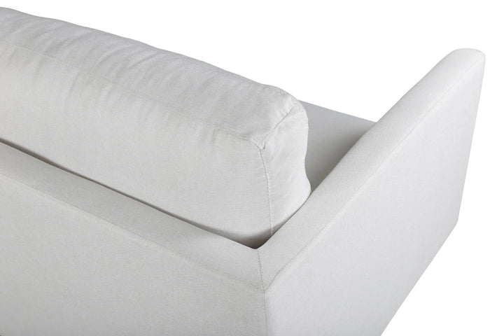 Venture Home Zoom 2-seat sofa - Black / Light Beige Fabric