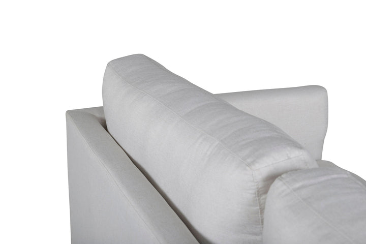 Venture Home Zoom 2-seat sofa - Black / Light Beige Fabric