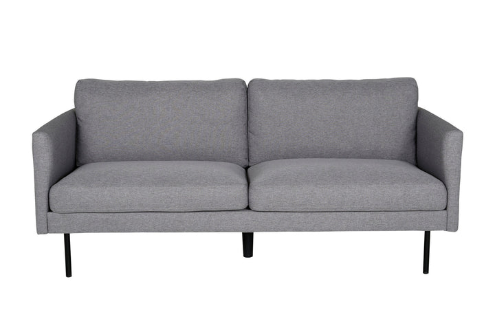 Venture Home Zoom 2-seat sofa - Black / Steel Grey Fabric