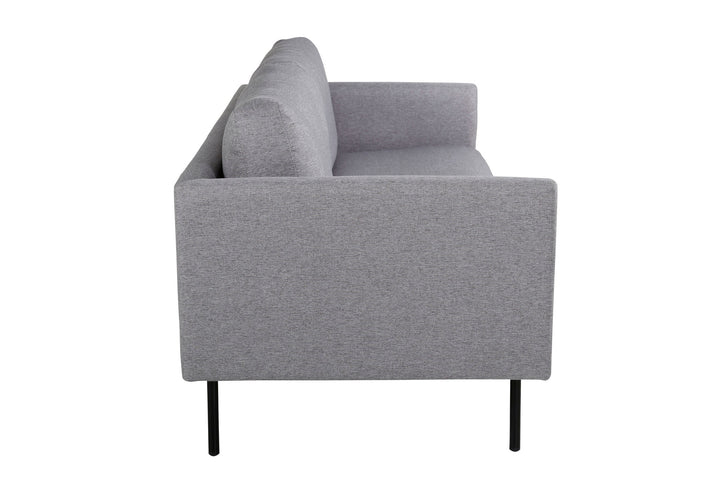 Venture Home Zoom 2-seat sofa - Black / Steel Grey Fabric