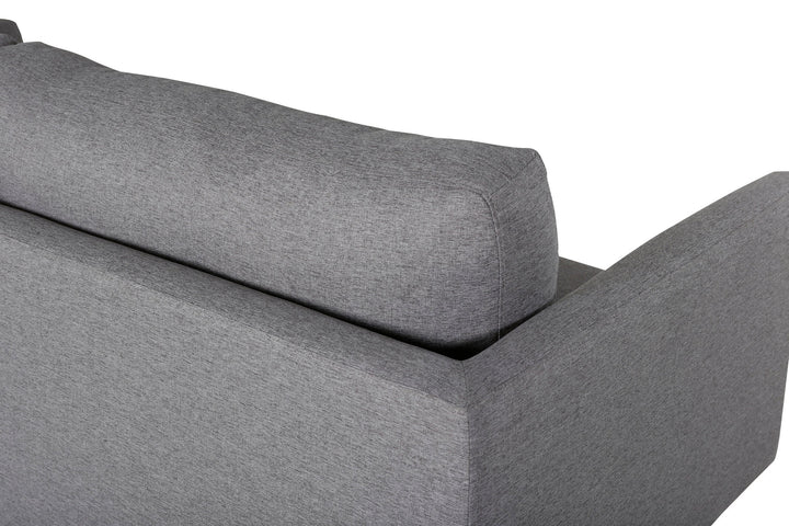 Venture Home Zoom 2-seat sofa - Black / Steel Grey Fabric