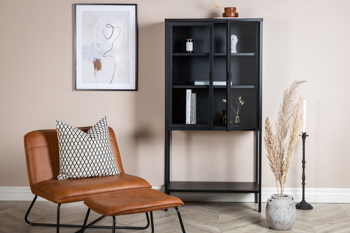 Venture Home Misha - High Wide Cabinet w shelf - Black - Ersätts av 25359-208