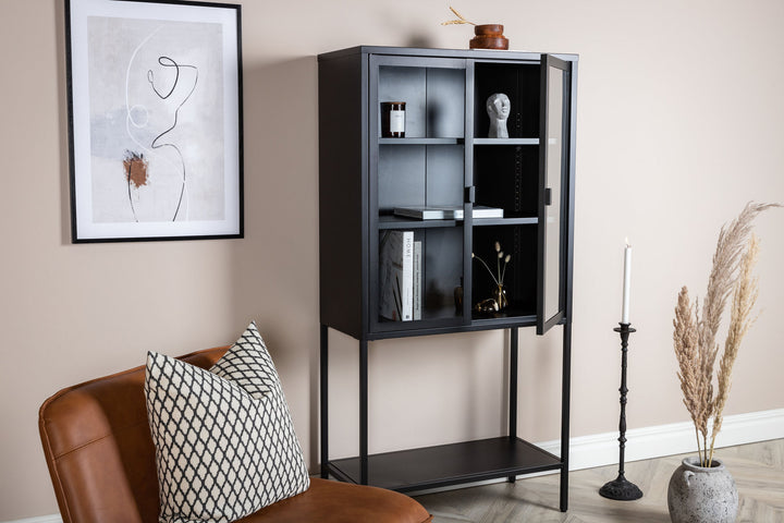 Venture Home Misha - High Wide Cabinet w shelf - Black - Ersätts av 25359-208