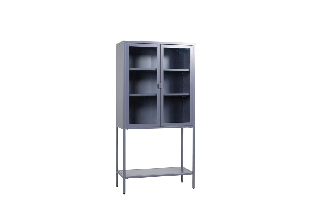 Venture Home Misha - High Wide Cabinet w shelf - Grey