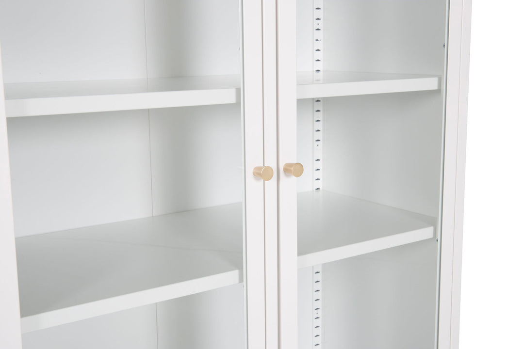 Venture Home Bakal - Covered Bookcase - White - Ersätts av 28069-201