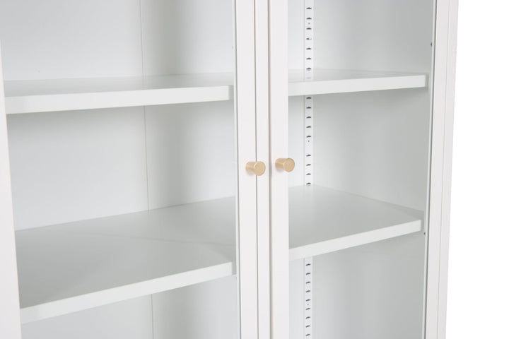 Venture Home Bakal - Covered Bookcase - White - Ersätts av 28069-201