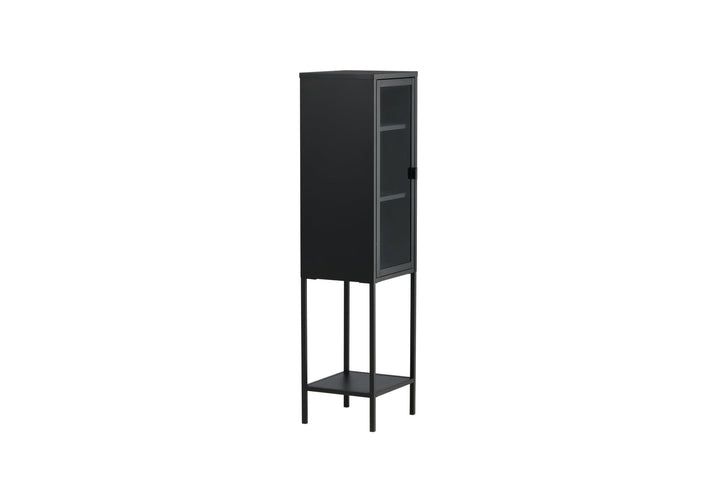 Venture Home Misha - High Thin Cabinet w shelf - Black - Ersätts av 25358-208