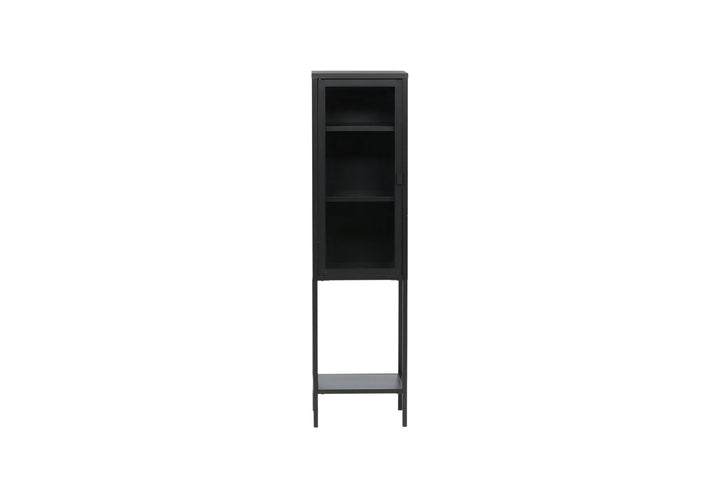 Venture Home Misha - High Thin Cabinet w shelf - Black - Ersätts av 25358-208