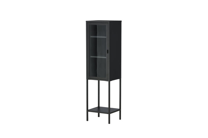 Venture Home Misha - High Thin Cabinet w shelf - Black - Ersätts av 25358-208