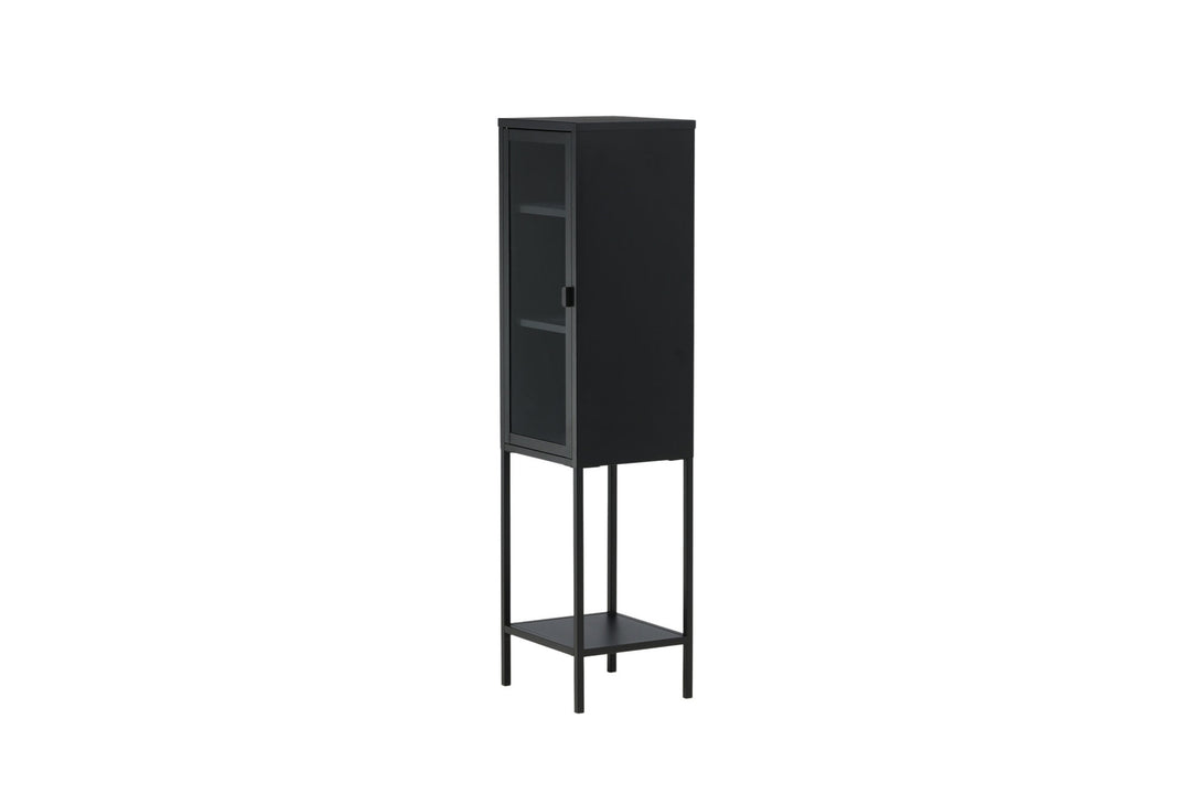 Venture Home Misha - High Thin Cabinet w shelf - Black - Ersätts av 25358-208