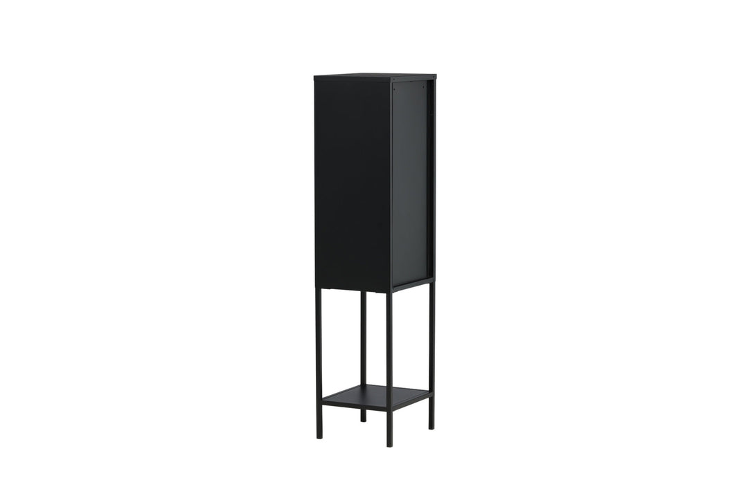 Venture Home Misha - High Thin Cabinet w shelf - Black - Ersätts av 25358-208