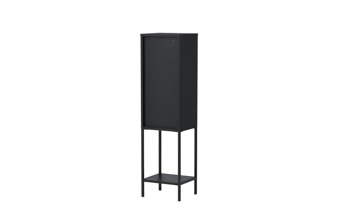 Venture Home Misha - High Thin Cabinet w shelf - Black - Ersätts av 25358-208