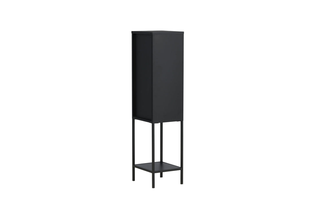 Venture Home Misha - High Thin Cabinet w shelf - Black - Ersätts av 25358-208
