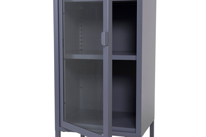 Venture Home Misha - High Thin Cabinet w shelf - Grey