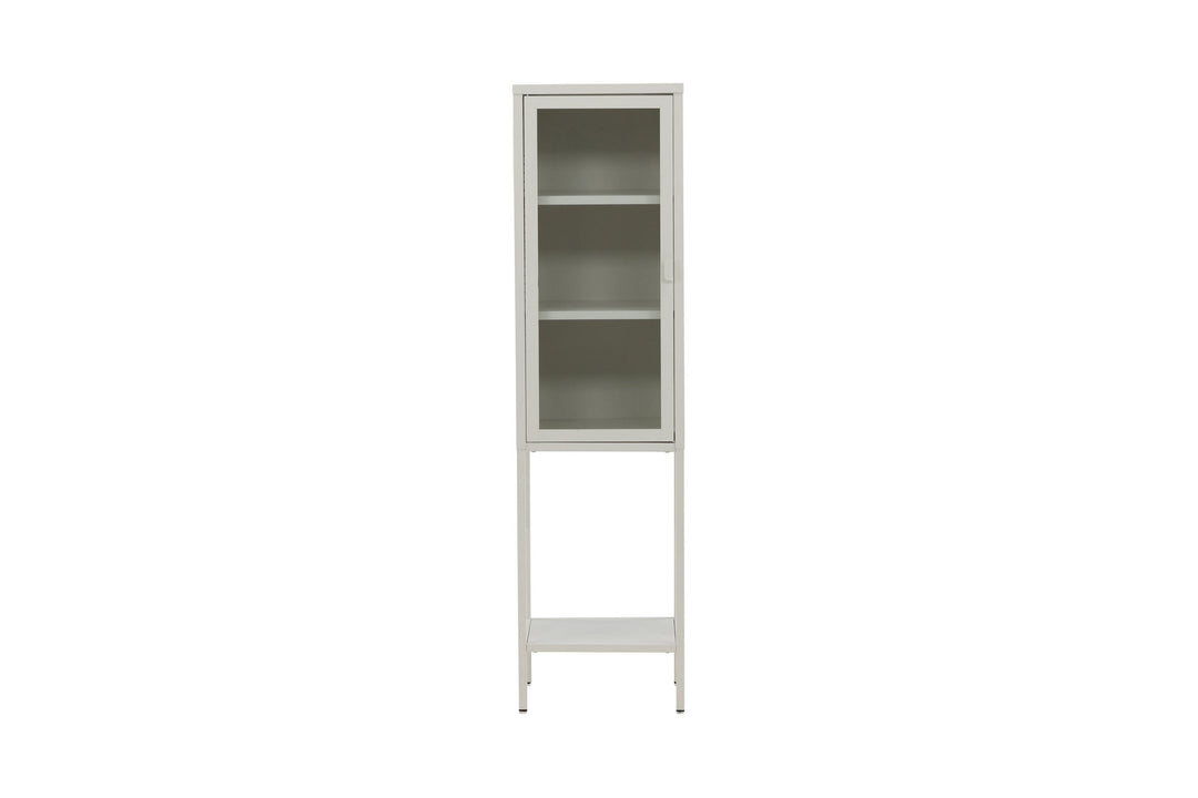 Venture Home Misha - High Thin Cabinet w shelf - White