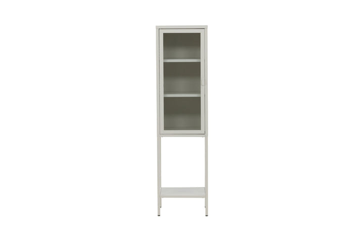 Venture Home Misha - High Thin Cabinet w shelf - White