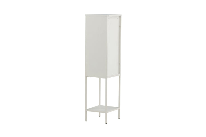 Venture Home Misha - High Thin Cabinet w shelf - White