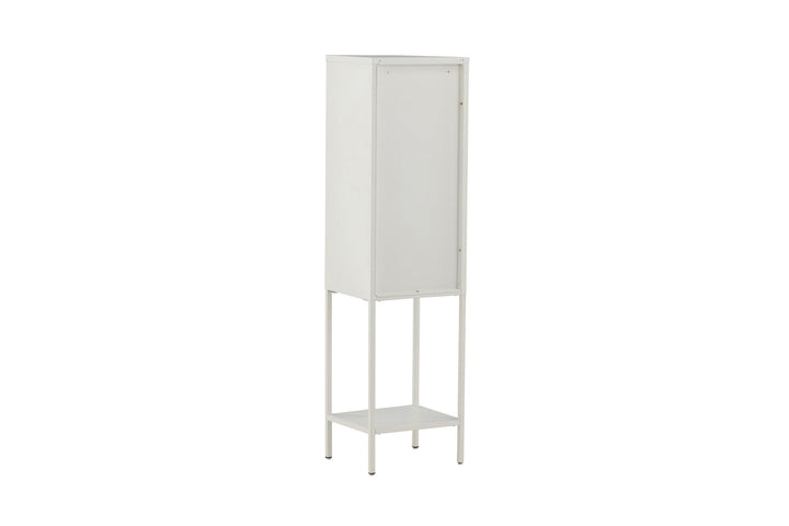 Venture Home Misha - High Thin Cabinet w shelf - White