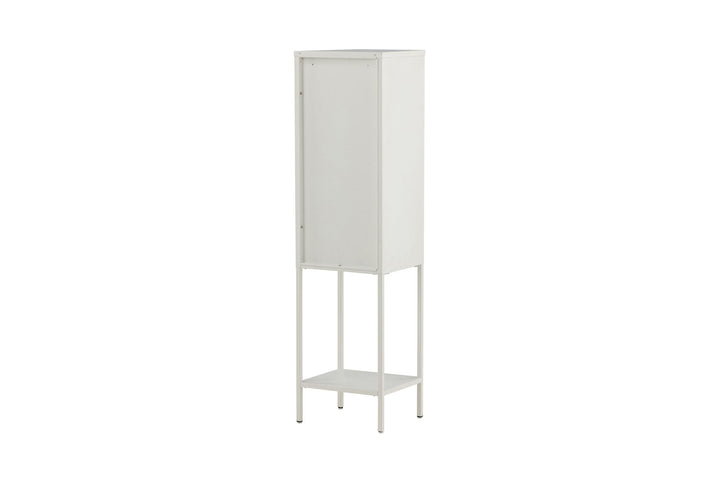 Venture Home Misha - High Thin Cabinet w shelf - White