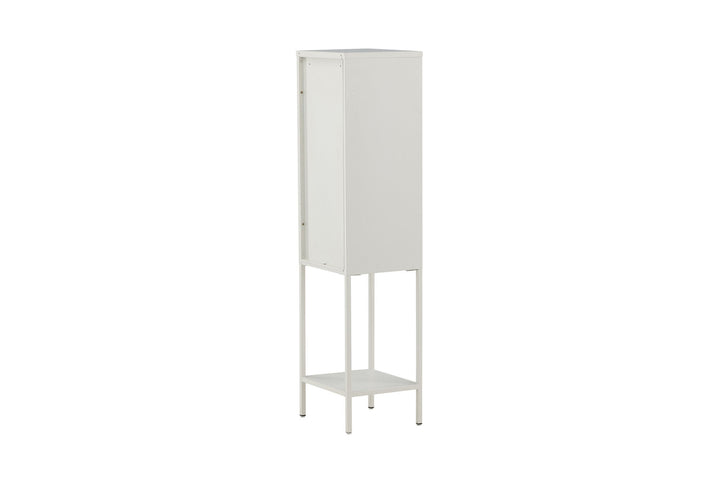 Venture Home Misha - High Thin Cabinet w shelf - White