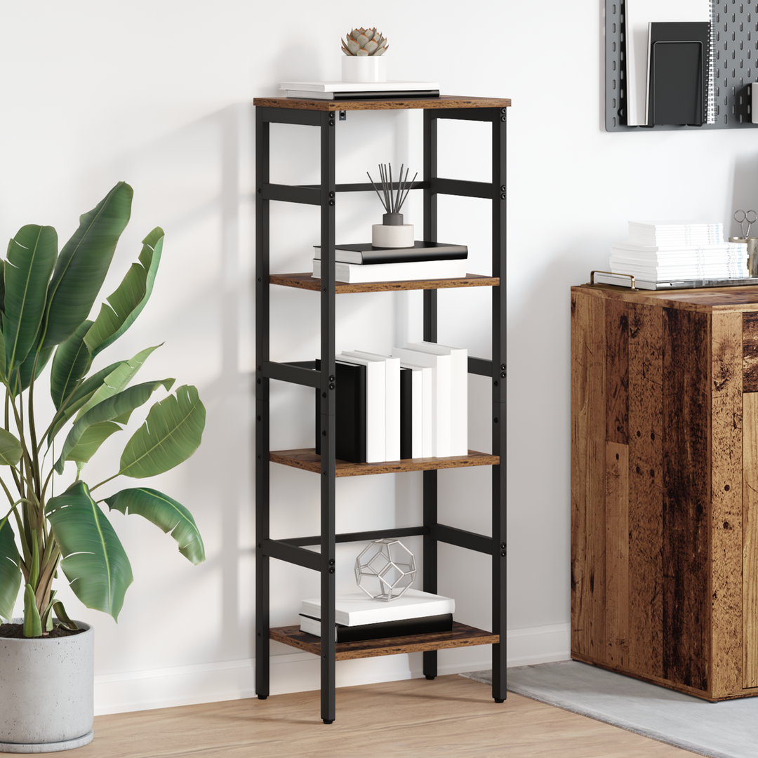 Bogreol Gammelt træ 40 x 29,5 x 115 cm Konstrueret træ