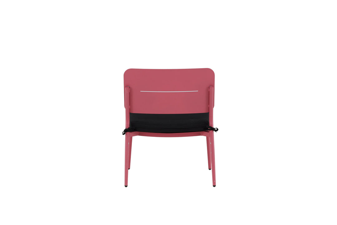Venture Home Lina Lounge Chair 2-pack - Pink / Black Cushion