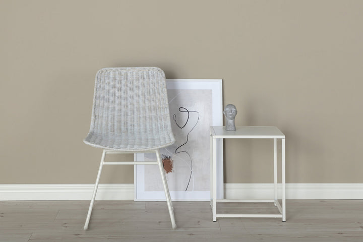 Venture Home Cirebon Dining Chair 2-pack - White / Whitewash Natural Rattan