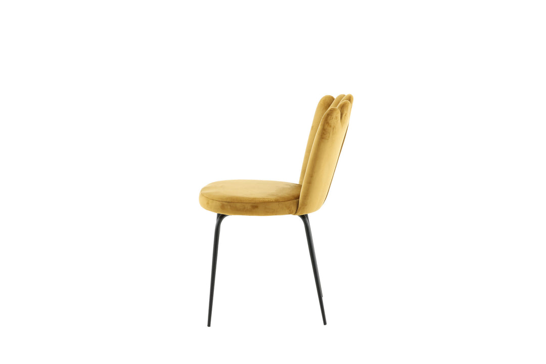 Furniture Fashion Limhamn Chair 2-pack - Yellow