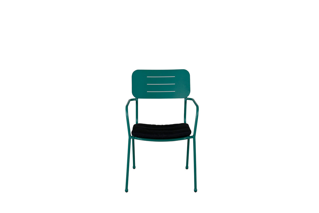 Venture Home Nicke Dining Chair W. Armrest 2-pack - Gren Steel