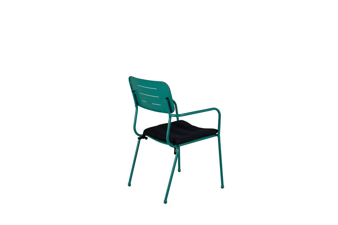 Venture Home Nicke Dining Chair W. Armrest 2-pack - Gren Steel