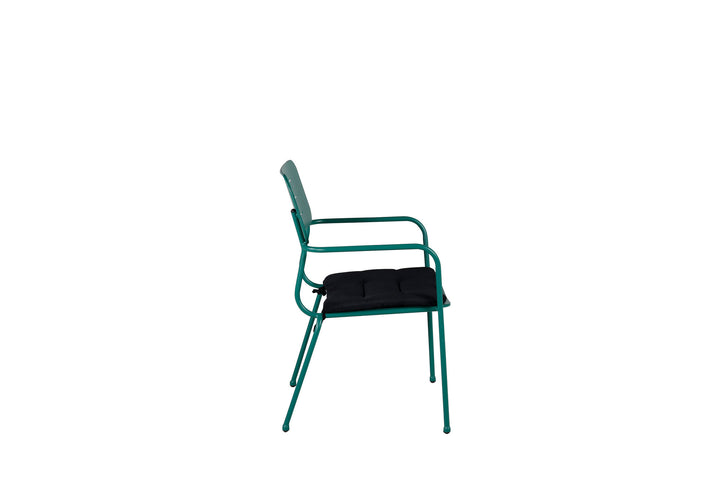 Venture Home Nicke Dining Chair W. Armrest 2-pack - Gren Steel